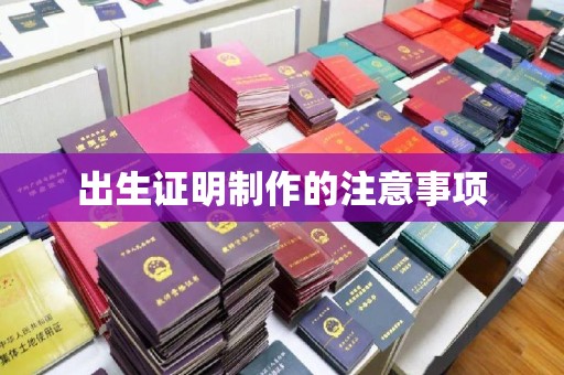 垫江出生证明制作的注意事项