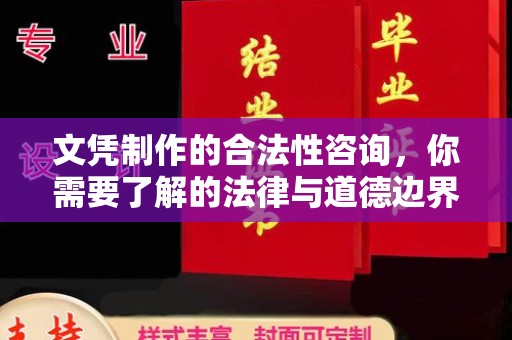 垫江文凭制作的合法性咨询，你需要了解的法律与道德边界