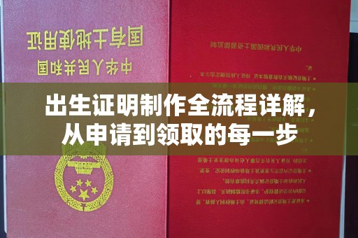 垫江出生证明制作全流程详解，从申请到领取的每一步