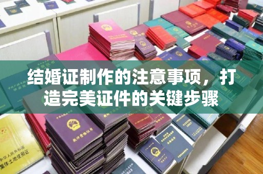垫江结婚证制作的注意事项，打造完美证件的关键步骤
