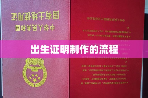 垫江出生证明制作的流程
