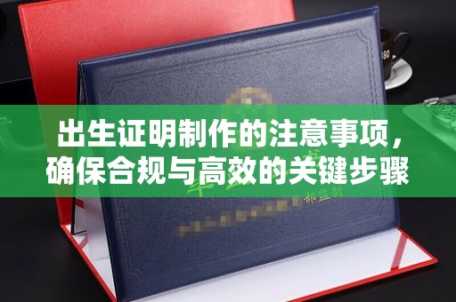 垫江出生证明制作的注意事项，确保合规与高效的关键步骤