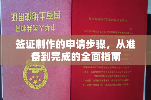 垫江签证制作的申请步骤，从准备到完成的全面指南