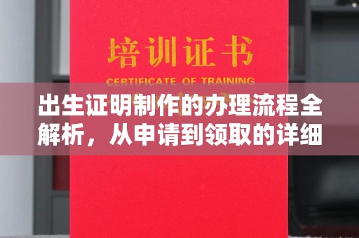 垫江出生证明制作的办理流程全解析，从申请到领取的详细指南