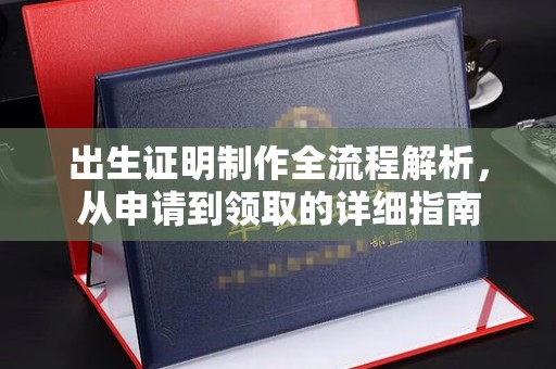 垫江出生证明制作全流程解析，从申请到领取的详细指南